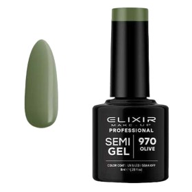 Elixir Make Up Ημιμόνιμο Βερνίκι 970 Olive, 8ml