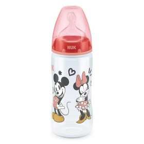 Nuk First Choice Plus Πλαστικό Μπιμπερό Με Θηλή Σιλικόνης 6-18m Κόκκινη Καρδιά Minnie, 300ml