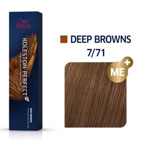 Wella Koleston Perfect Me+ Deep Browns 7/71 Ξανθό Καφέ Σαντρέ, 60ml