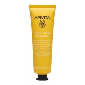 Apivita Face Mask Pumpkin Μάσκα Προσώπου Κολοκύθα Για Αποτοξίνωση & Καθαρισμό 50ml