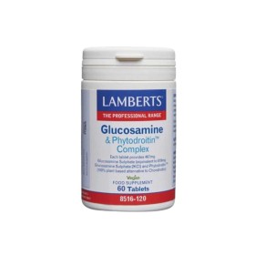 Lamberts Glucosamine & Phytodroitin Complex Συμπλήρωμα για την Υγεία Αρθρώσεων & Οστών, 60 ταμπλέτες