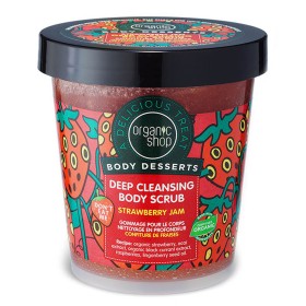 Natura Siberica Organic Shop Body Desserts Strawberry Jam Μαρμελάδα Φράουλα Απολεπιστικό Σώματος, 450 ml