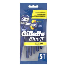 Gillette Blue2 Slalom Ξυραφάκια μιας Χρήσης με 2 Λεπίδες, 5τμχ
