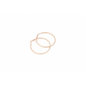 Ro-Ro Accesssories Σκουλαρίκια Κρίκος Rose Gold 60mm, 1ζευγάρι
