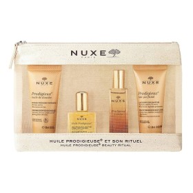 Nuxe Huile Prodigieuse Beauty Ritual Promo Prodigieux Huile de Douche Aφρόλουτρο 30ml, Huile Prodigieuse Ξηρό Λάδι 30ml, Prodigieux Eau de Parfum Γυναικείο Άρωμα 15ml & Prodigieux Body Lotion Γαλάκτωμα Σώματος 30ml, 1σετ