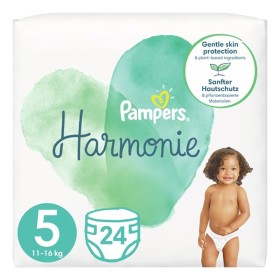  Pampers Harmonie Πάνες με Αυτοκόλλητο No. 5 για 11-16kg, 24τμχ