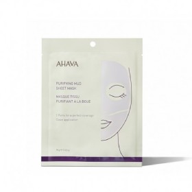 Ahava Time to Clear Purifying Mud Sheet Mask, Μάσκα Προσώπου Με Λάσπη, 18g