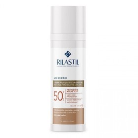 Rilastil Age Repair Αντηλιακή Κρέμα Προσώπου SPF50+ με Χρώμα, 50ml