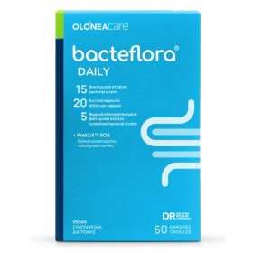 Olonea Bacteflora Daily Συμβιωτικό Συμπλήρωμα Διατροφής για την Ομαλή Λειτουργία του Εντέρου, 60 κάψουλες