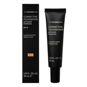 Korres Ενεργός Άνθρακας Διορθωτικό Makeup για Μέτριες Ατέλειες ACF4 SPF15, 30ml