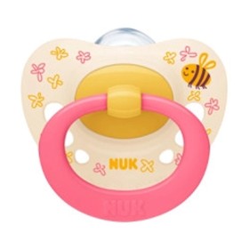 Nuk Signature Ορθοδοντική Πιπίλα Σιλικόνης 18-36m Μέλισσες, 1τμχ