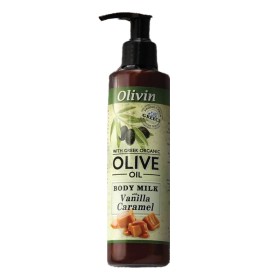 Olivin Body Milk Vanilla Caramel Γαλάκτωμα Σώματος Με Άρωμα Βανίλια Καραμέλα, 200ml