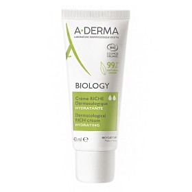A-Derma Biology Δερματολογική Εμπλουτισμένη Ενυδατική Κρέμα Προσώπου, 40ml
