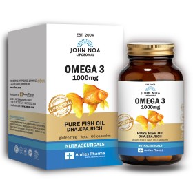 Eifron John Noa Liposomal Omega 3 Ιχθυέλαιο 1000mg, 60κάψουλες