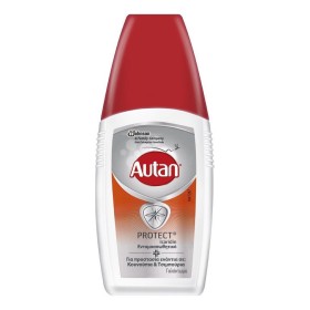 Autan Protect Emulsion Εντομοαπωθητικό Γαλάκτωμα για Κουνούπια & Τσιμπούρια, 100ml