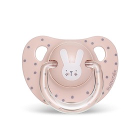 Suavinex Ανατομική πιπίλα σιλικόνης Hygge Whiskers Pink 18m+, 1τμχ