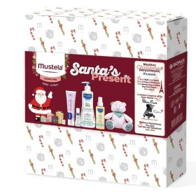 Mustela Promo Santas Present με Gentle Cleansing Gel 500ml, Baby Oil 100ml, Κρέμα Αλλαγής Πάνας 50ml, Κρέμα Σώματος 50ml & Δώρο Λούτρινο Αρκουδάκι, 1τμχ