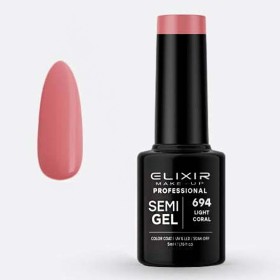 Elixir Ημιμόνιμο Βερνίκι Νυχιών Semi Gel 694 Light Coral, 5ml