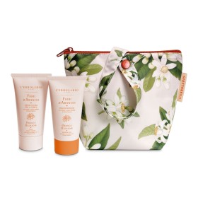 L Erbolario Fiori D Arancio Beauty Pochette Αφρόλουτρο 75ml , Κρέμα Σώματος 75ml + Δώρο Νεσεσέρ, 1σετ