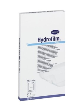 Hartmann Hydrofilm Plus 10x20cm Αυτοκόλλητο Διάφανο Επίθεμα 5τμχ