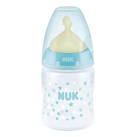 Nuk First Choice+ Πλαστικό Μπιμπερό με Θηλή Latex M 0-6m Μπλε με Τρακτέρ, 150ml