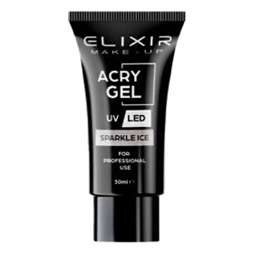Elixir Acry Gel Srarkle Ice 712 Aκρυλικό Τζελ Νυχιών, 30ml