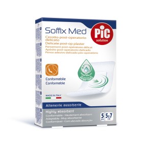 Pic Solution Soffix Med Αυτοκόλλητες Γάζες 5cmx7cm, 5τμχ