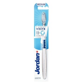 Jordan Target White Medium Μέτρια Οδοντόβουρτσα Λευκή, 1τμχ