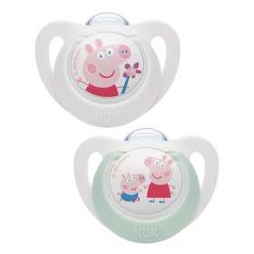 Nuk Star Peppa Pig Πιπίλα Σιλικόνης 0-6m, 2τμχ