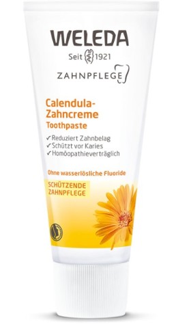 Weleda Calendula Οδοντόκρεμα Καλέντουλας Κατά της Τερηδόνας, 75ml