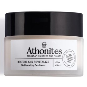 Athonites Restore & Revitalize 24ωρη Ενυδατική Κρέμα Αναζωογόνησης Προσώπου, 50ml