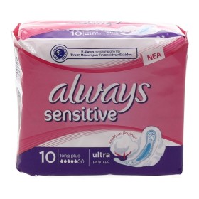 Always Sensitive Night Long Plus Σερβιέτες, 10τμχ