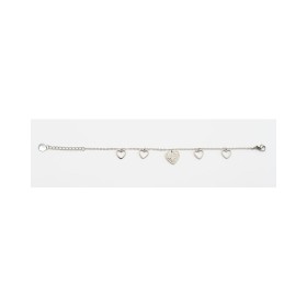 Borghetti Pharma Stainless Steel Βραχιόλι με Καρδιές σε Ασημί Χρώμα 0923, 1τμχ