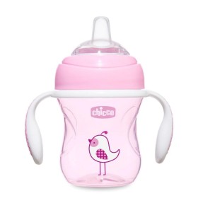 Chicco Transition Cup 4m+ Για Εύκολη Μετάβαση σε Ποτήρι Ροζ, 200ml 