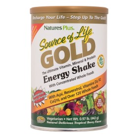 Natures Plus Source Of Life Gold Energy Shake Πολυβιταμινούχο Τονωτικό Ρόφημα, 442gr