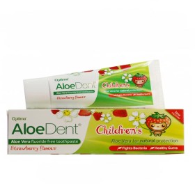 Optima Aloe Dent Οδοντόκρεμα για Παιδιά με Γεύση Φράουλα, 50ml