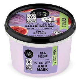 Natura Siberica Organic Shop Μάσκα Μαλλιών για Όγκο με Σύκο & Τριαντάφυλλο, 250ml