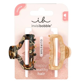 Invisibobble Clipstar M Κλάμερ Μαλλιών Golden Roar, 2τμχ