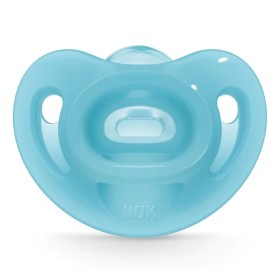 Nuk Sensitive Πιπίλα 100% Μαλακής Σιλικόνης 0-6m Μωβ, 1τμχ