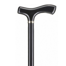 Alfacare Μπαστούνι Μαύρο με Ίσια Λαβή AC–834, 1τμχ