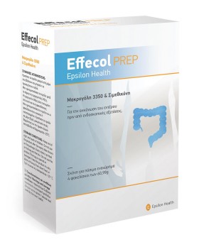 Epsilon Health Epsilon Health Effecol PREP Για την Εκκένωση του Εντέρου Πριν από Ενδοσκοπικές Εξετάσεις, 4 Φακελίσκοι 