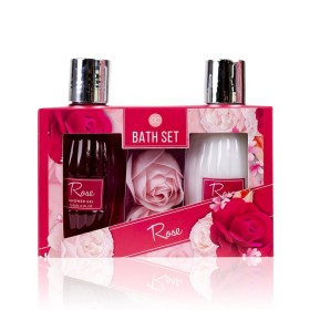 Bath set ROSE COLLECTION 120ml shower gel, 120ml body lotion, 2 x 3.5g bath confetti