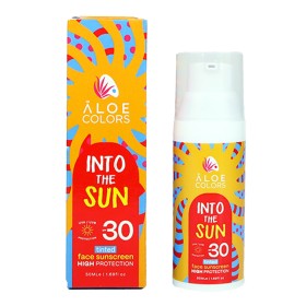 Aloe Colors Into The Sun Face Sunscreen Tinted Αντηλιακή Κρέμα Προσώπου με Χρώμα SPF30, 50ml 