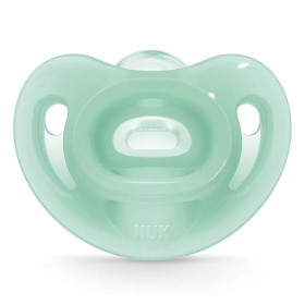 Nuk Sensitive Πιπίλα 100% Μαλακής Σιλικόνης 0-6m Μωβ, 1τμχ