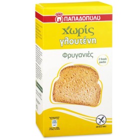 ΠΑΠΑΔΟΠΟΥΛΟΥ ΦΡΥΓΑΝΙΕΣ ΧΩΡΙΣ ΓΛΟΥΤΕΝΗ 165gr.