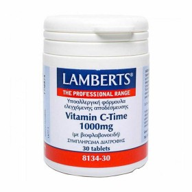 Lamberts Vitamin C 1000mg Time Release Βιταμίνη C Βραδείας Απελευθέρωσης 30 Tablets