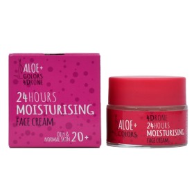 Aloe Colors 24h Moisturising Face Cream 24ωρη Ενυδατική Προσώπου για Λιπαρές/Κανονικές Επιδερμίδες, 50ml
