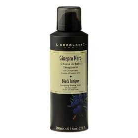 LErbolario Ginepro Nero Black Juniper Shaving Foam Αφρός Ξυρίσματος, 200ml 