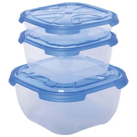 ΚΥΚΛΩΨ ΦΑΓ/ΧΕΙΟ FRESCO ΤΕΤΡΑΓΩΝΟ (3τεμ.) 550ml /1.1 lit/2.1lit