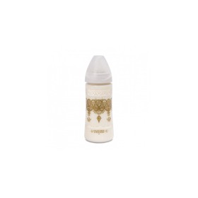 Suavinex Couture Μπιμπερό με Φυσιολογική Θηλή Σιλικόνης 360ml Άσπρο